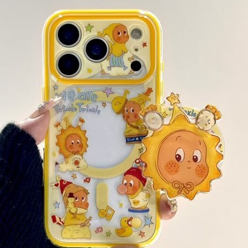 太陽星星人適用於iPhone17Air手機殼蘋果16/15/14全包xs/xr透明8P
