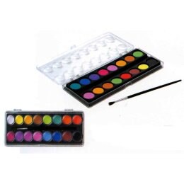 雄獅粉餅水彩16色【九乘九購物網】