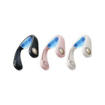 COOLIFY Air AI智慧頸掛冷暖空調風扇 沙杏白