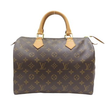 LOUIS VUITTON 路易威登 棕色 原花帆布 Speedy 30 手提包 M41526 無鑰匙 【二手名牌BRAND OFF】