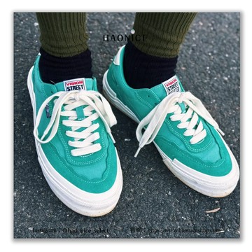 【HAO NICE】100%正品 VISION STREET WEAR FLAT TOP 美國潮牌PSYCHO FAMILY 限定版美式復古街頭滑板鞋 板鞋