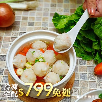 【珍珍】冷凍花枝蝦丸(1.8kg)
