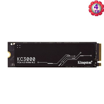 Kingston 金士頓 KC3000 4TB 4T PCIE 4.0 SSD SKC3000D/4096G 內接固態硬碟｜APP賺6%點數回饋