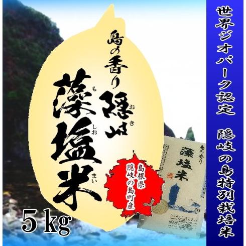 令和5年産　1等米　5kg ／ 隠岐藻塩米コシヒカリ　特別栽培米