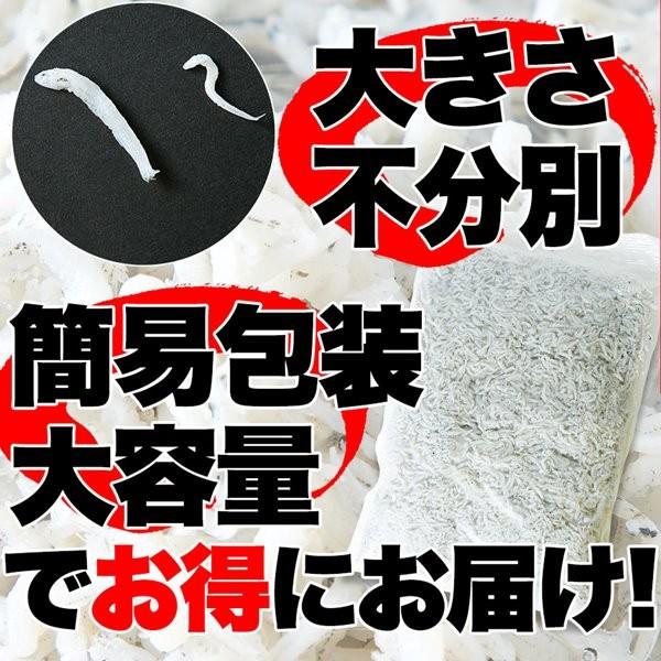 業務用 国産 釜揚げ しらす 500g 不揃い シラス 無添加 冷凍