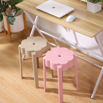 工廠直銷 特惠/附發票 塑料凳 塑料椅 餐椅 餐凳 耐用加厚塑料凳家用凳子北歐創意凳臥室凳子椅子圓凳塑料凳子特厚全館折扣 免運 售後保障 zm5312