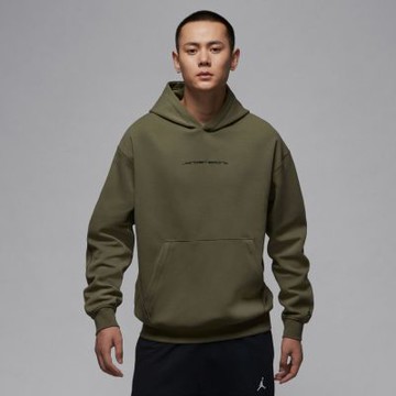 NIKE 長袖上衣 男 帽T 喬丹 AS M J DF SPRT HOOP FLC PO 綠 HF0281-222