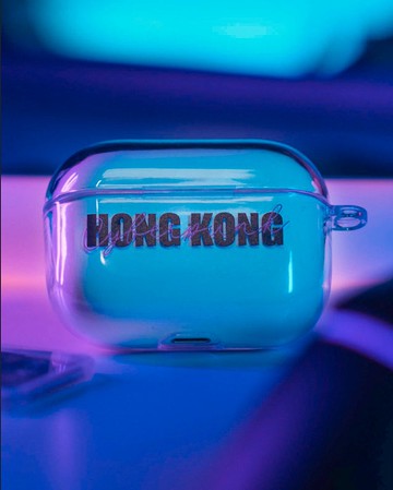 香港品牌 HONG KONG 2077 透明 AirPods Case