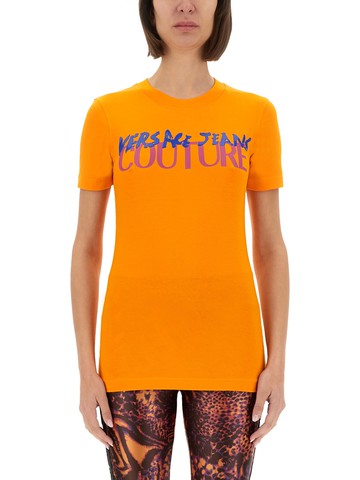 versace jeans couture "institutional logo" t-shirt