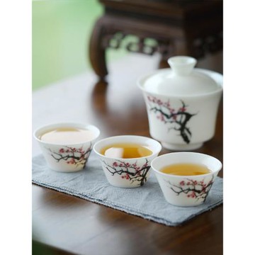 JOJO'S L. PD.紫泉澗.便攜茶具蓋碗快客杯旅行茶具一壺三杯 |起復