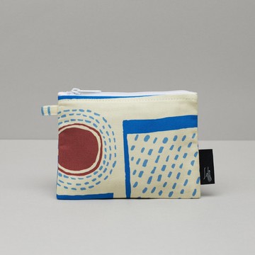 印花零錢包 / 相縫黃