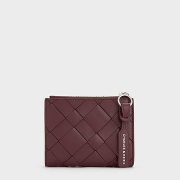 Ivette 編織拉鍊短夾