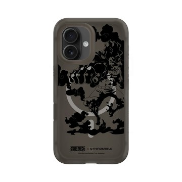 iPhone 16 AirX 本質黑 - 航海王 One Piece - 復刻系列-魯夫 四檔大蛇炮