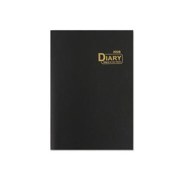 珠友Chuyu2026年A5日誌內頁1週2頁/黑/BC-60427-01