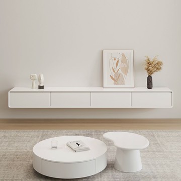 實木懸空電視櫃壁掛現代簡約小戶型客廳懸掛家用懸浮新款電視機櫃[DD220109]