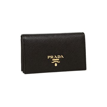 精選★PRADA 名片卡夾 1MC122 QWA F0002 SAFFIANO METAL 可放零錢 (現+預)   ~【母親節禮物★菲尼斯 國際精品3折起 春夏新品 換季下殺】