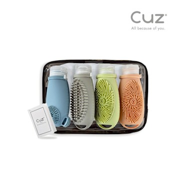 Cuz 多功能矽膠分裝瓶旅行組（三色可選）