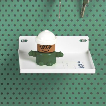 淺口置物架 未默集舍鐵藝洞洞板配件免打孔收納架沖孔掛板收納架