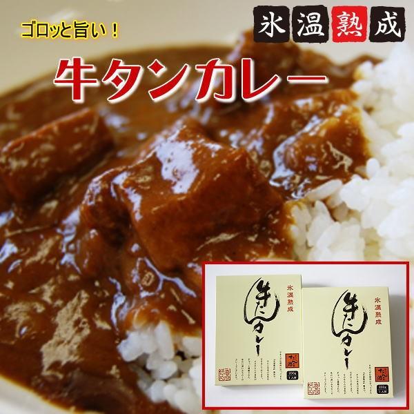 牛たんカレー　ゴロッと旨い牛タンが入っている仙台名物の牛タンカレー 2食分 メール便送料無料