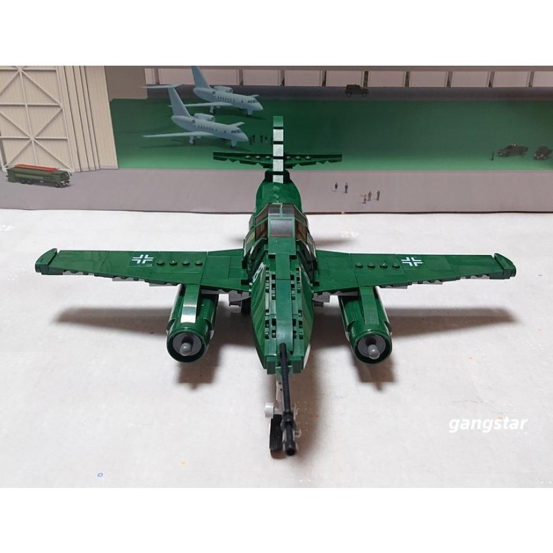 LEGO 互換 ww2 ドイツ メッサーシュミット Me262 ジェット戦闘機-