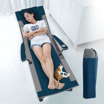 折疊床 威野營折疊床單人床多功能家用躺椅辦公午休陪護戶外折疊躺椅【摩可美家】