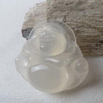 天然冰種白玉髓項鍊 #1137