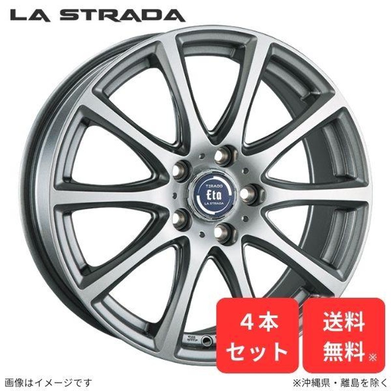 ホイール ラ・ストラーダ インプレッサG4 GK2/3/GK6/7 スバル 4本セット ティラード イータ 16インチ 5H  LETA665CK53HS | LINEショッピング