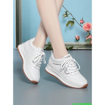 帕克吉爾新款女鞋運動鞋女輕便跑步鞋軟皮軟底透氣防滑媽媽休閑鞋