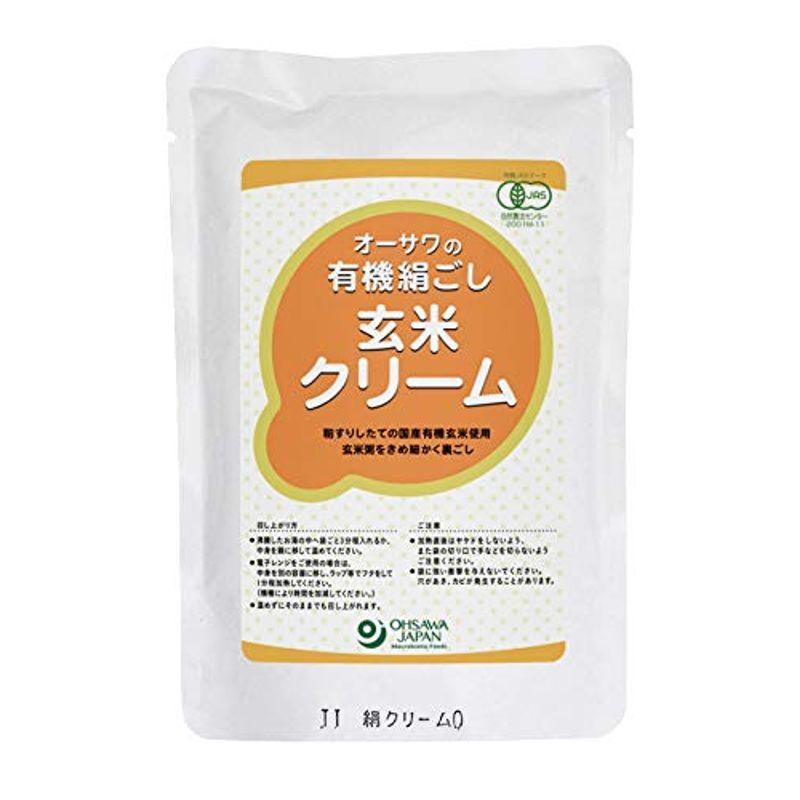 オーサワ 有機絹ごし玄米クリーム 200g 20袋