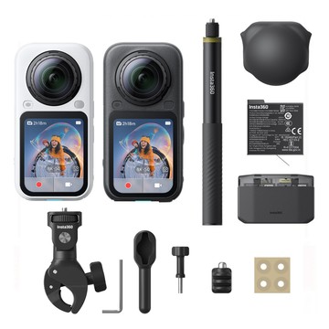 Insta360 X6 8K全景運動相機 萬能套裝+重型夾具 (先創公司貨)