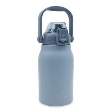 ADISI 手提不銹鋼吸管保溫瓶【海藍/1000ml】AS23041