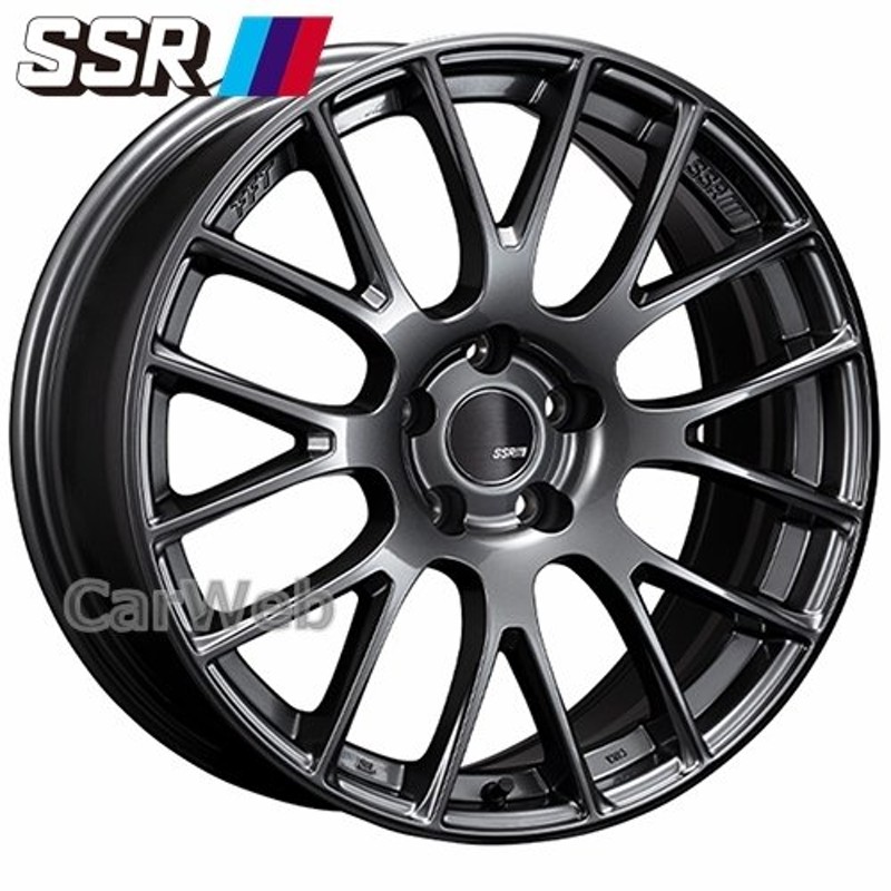 SSR GTV04 18インチ 7.5J PCD:114.3 穴数:5 inset:53 メタリックグレー