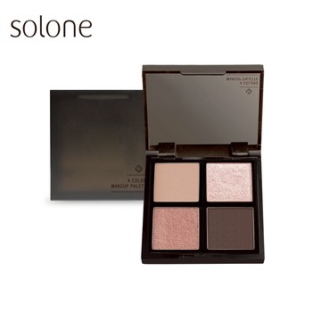 Solone 微醺粉韻4色眼彩盤(自組彩妝)