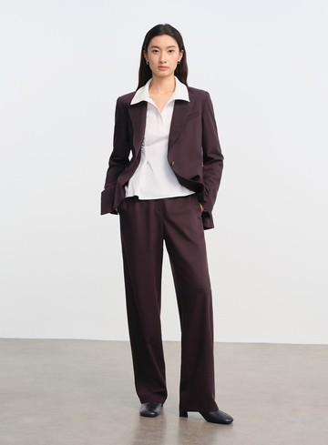 立體剪裁抗皺西裝外套