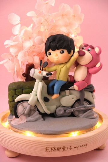 情人節小禮品,可客製名字.提供相片客製人物造型