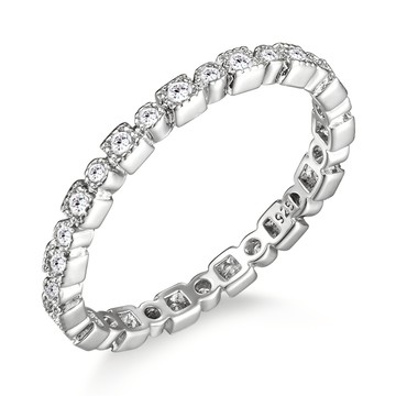 925純銀戒指．閃耀．淑女尾戒｜專屬刻字