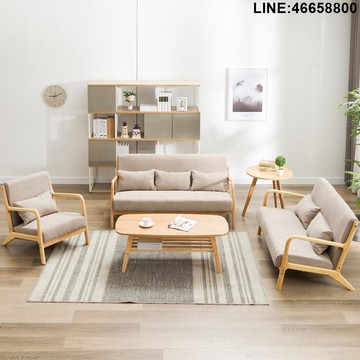 免運 開立發票 洽談桌椅組合 沙發組合 等候區沙發 沙發椅 商用桌椅 商用沙發 辦公室沙發茶幾組合套裝現代簡約北歐實木接待室洽談商務休閑卡座
