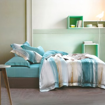 LAMINA 單人 100%萊賽爾天絲枕套床包組  遇見風  1組