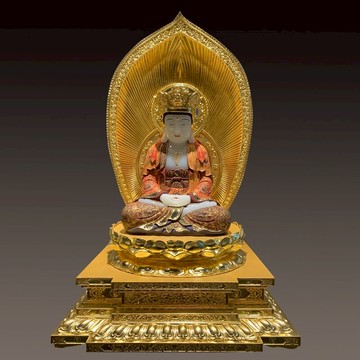 天然阿富汗白玉原石整料手工雕刻毗盧觀音像觀音菩薩手工彩繪工藝