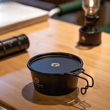 CAMPINGMOON柯曼戶外野餐雪拉碗不銹鋼304 鍍鈦碗輕量便攜雪拉杯