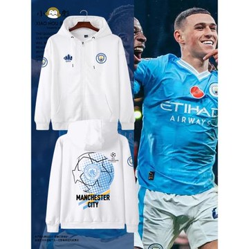 曼城隊哈蘭德奪冠足球迷學生開衫