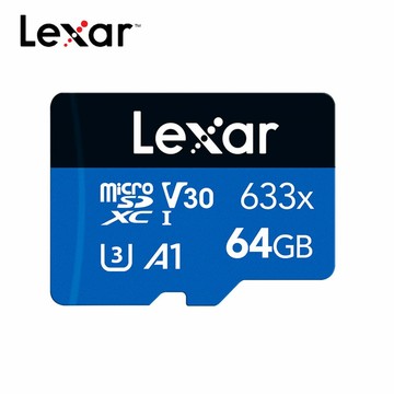 【Lexar 雷克沙】633x microSDXC UHS-I A1 U3 64G 記憶卡【三井3C】