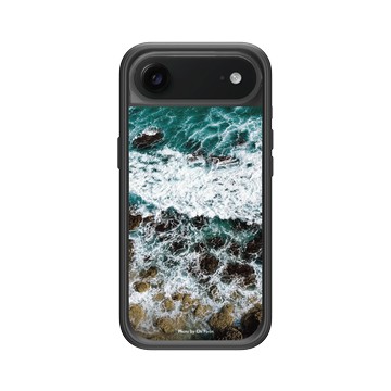 iPhone Air Mod NX -邊框背蓋組合 (相機按鈕) 黑 - Chi Po-Lin 齊柏林《看見台灣》系列 - 墾丁白沙灣