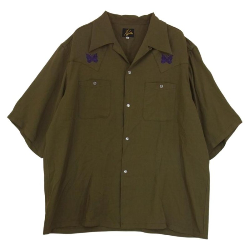 Needles ニードルス KP383 S/S COWBOY ONE-UP SHIRT R/PE カウボーイ