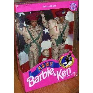 Stars 'n Stripes ARMY Barbie(バービー) KEN Deluxe Set African