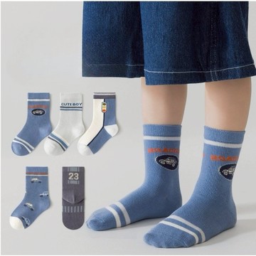 【5入一包】童襪 可愛襪子 汽車襪 數字襪 拚色襪 蝴蝶結襪 兒童襪 男童襪 半筒襪 中筒襪 台灣出貨 台灣賣家