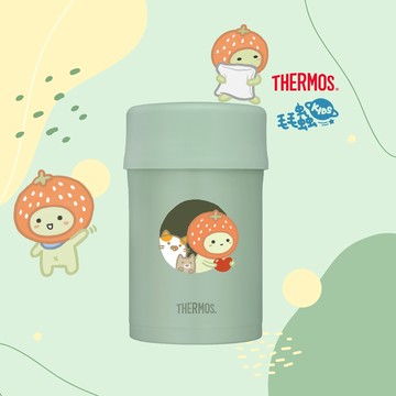 【THERMOS膳魔師】保溫食物燜燒罐_JBN-500系列_500ml_毛毛蟲飽飽罐