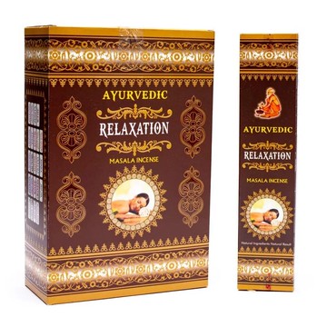 [綺異館] 印度線香 阿育吠陀 放鬆 AYURVEDIC RELAXATION 新品上市 3盒100