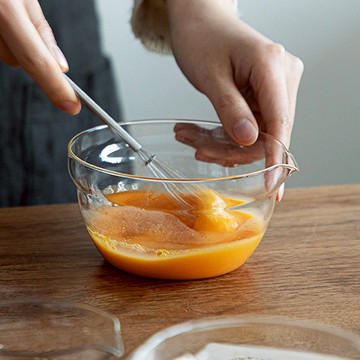 耐熱玻璃調理碗3件組(附導流口) 單一規格