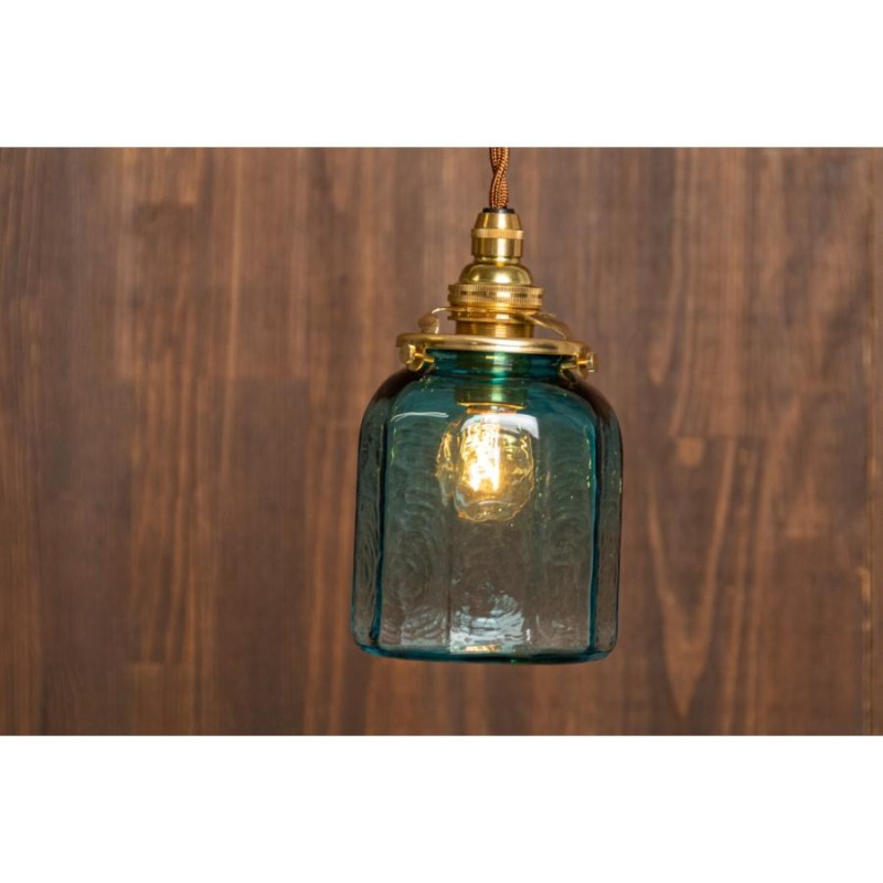 ACCESSORY 家具・インテリア 安土草多 青いガラスのペンダント